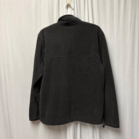 American Eagle Outfitters Fleece Pullover Jacket Mens Size Large Black Casual - Picture 2 of 10